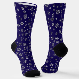 Snowflakes Christmas Socks