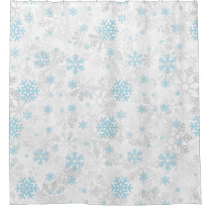 Snowflakes Christmas/winter Shower Curtain