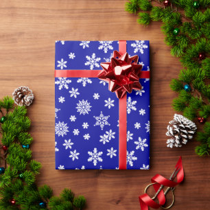 Snowflakes Christmas Wrapping Paper