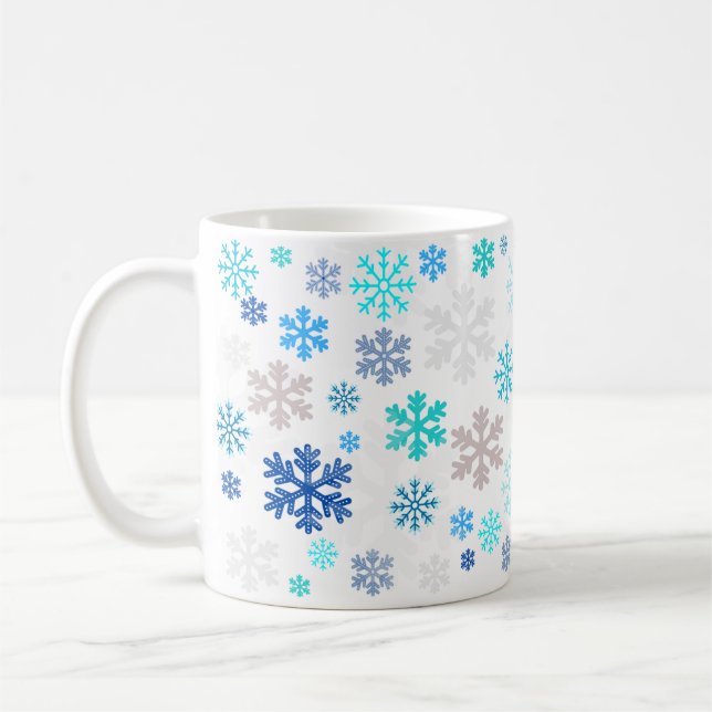 Snowflakes Coffee Mug (Left)