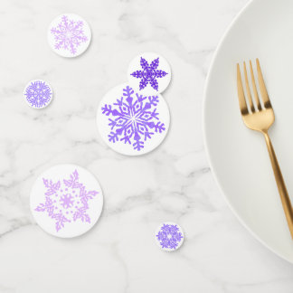 snowflakes confetti