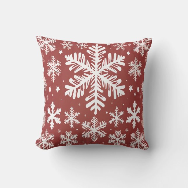Snowflakes  cushion (Front)