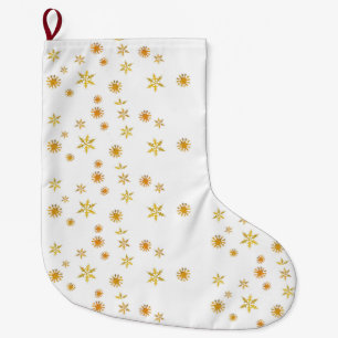 Snowflakes Custom Christmas Stocking