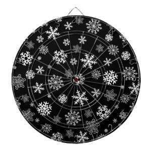 Snowflakes - customise with your favourite colour dartboard