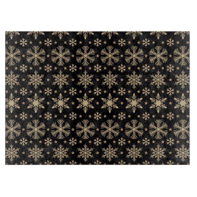 Snowflakes Cutting Board (Front)
