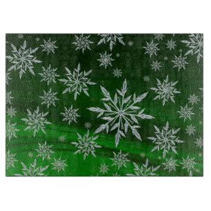 Snowflakes Cutting Board