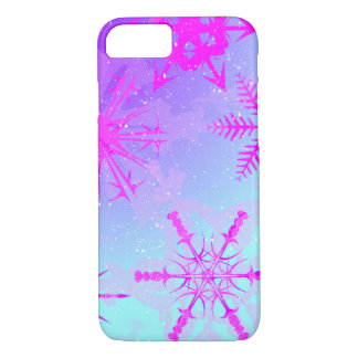 Snowflakes Dancing From Afar iPhone Case