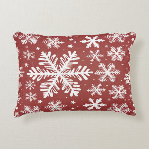 Snowflakes  decorative cushion