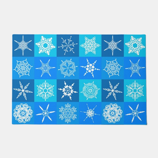 Snowflakes Doormat (Front)