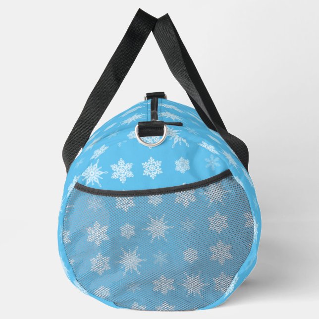 Snowflakes Duffle Bag (Right)