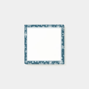 Snowflakes - Elegant Winter Post-it Notes