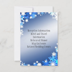 Snowflakes Enclosure Card