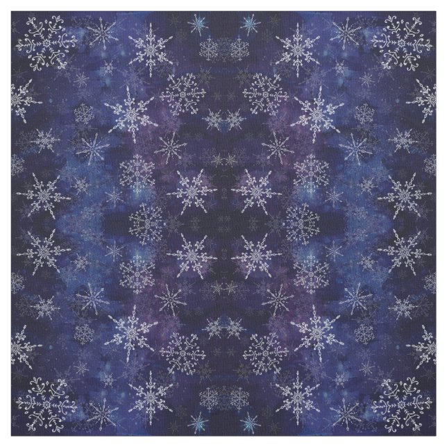 Snowflakes, Fabric (Swatch)