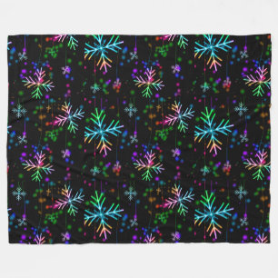 Snowflakes Fleece Blanket