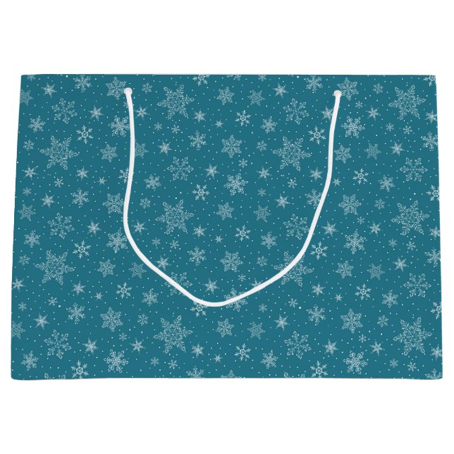 Snowflakes gift bag (Front)