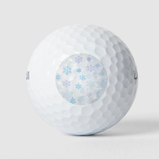 Snowflakes Golf Balls (Front)