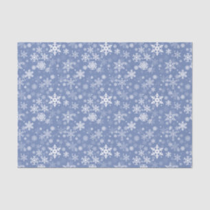 Snowflakes Graphic Customise Colour Background on Tissue Paper