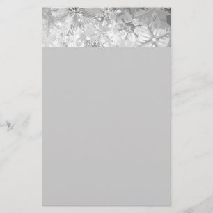 snowflakes grey greys winter digital realism layer stationery