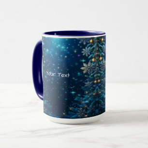 Snowflakes Holiday Mug