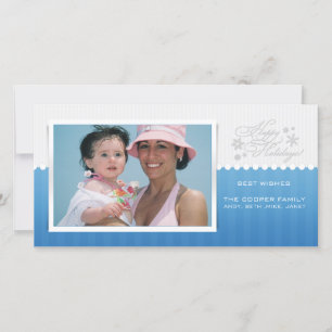 Snowflakes -Holiday photocards Holiday Card