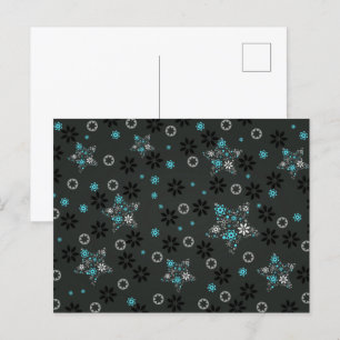 Snowflakes Holiday Postcard
