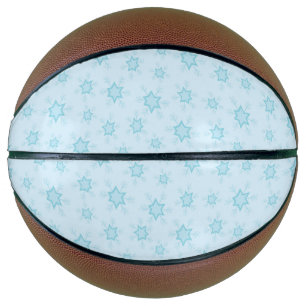 Snowflakes, Ice Blue, Icy Snowflakes, Snow Basketball