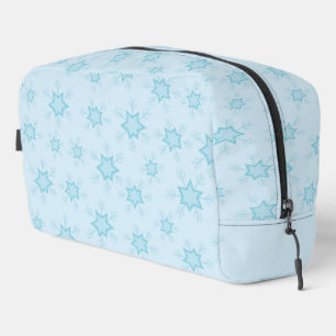 Snowflakes, Ice Blue, Icy Snowflakes, Snow Dopp Kit