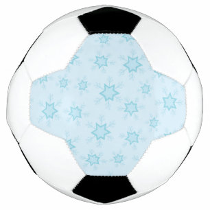 Snowflakes, Ice Blue, Icy Snowflakes, Snow Football
