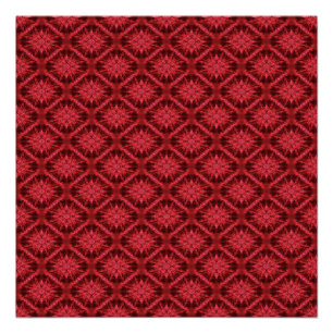 Snowflakes in Red... Poster