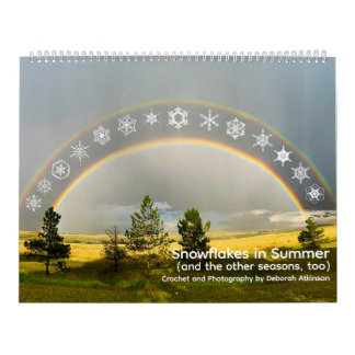 Snowflakes in Summer Calendar