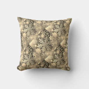 Snowflakes / In The Fog / Sepia / Tilted  Cushion
