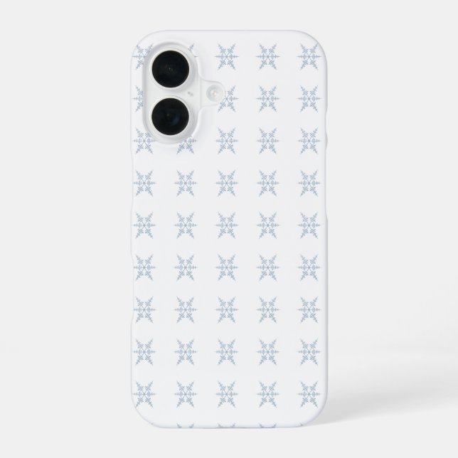 Snowflakes iPhone 16 Case (Back)