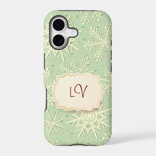 Snowflakes, iPhone 5 case (Back)