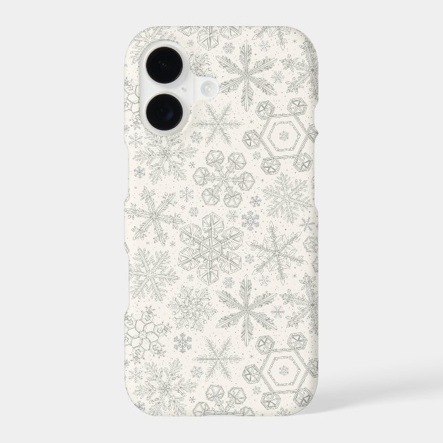 Snowflakes iPhone Case (Back)