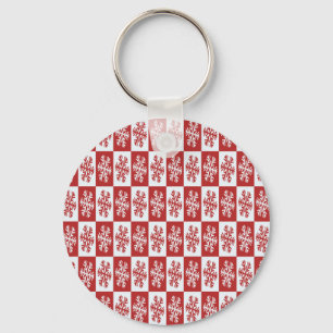 snowflakes key ring