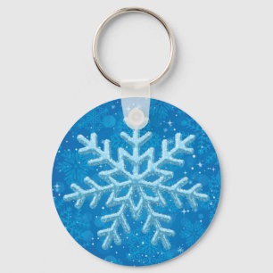 Snowflakes Keychain