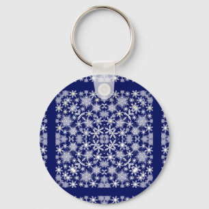 Snowflakes Lace Key Ring