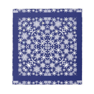 Snowflakes Lace Notepad
