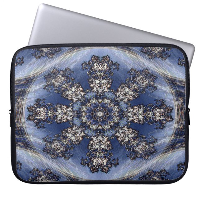 Snowflakes..... Laptop Sleeve (Front)
