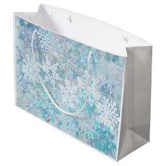 Snowflakes Large Gift Bag
