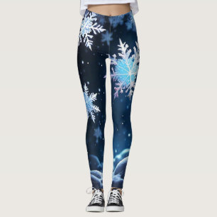 Snowflakes leggings