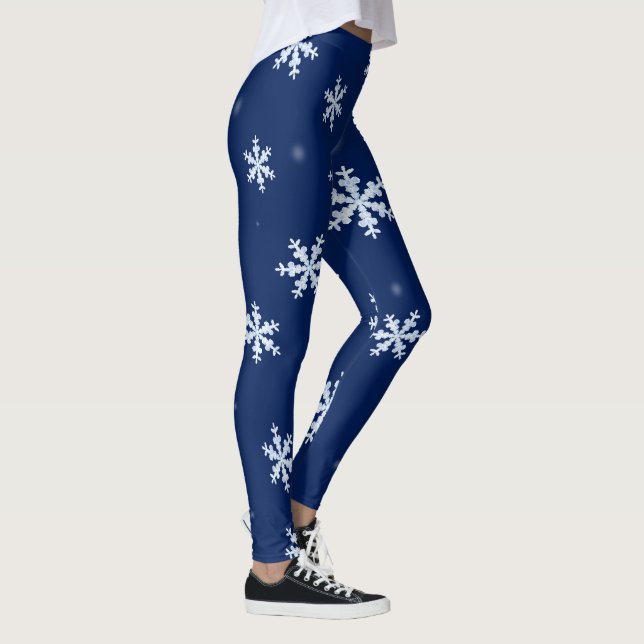 Snowflakes Leggings (Right)