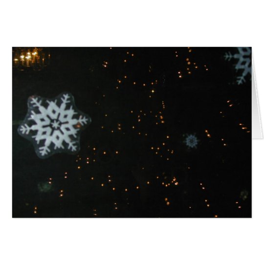 Snowflakes & Lights card
