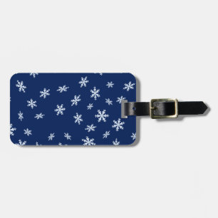 Snowflakes Luggage Tag