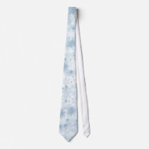 Snowflakes Men's Tie