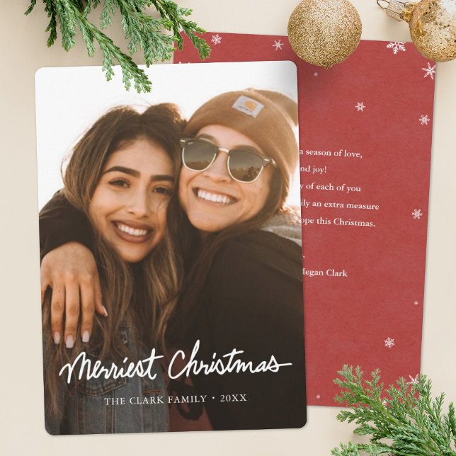 Snowflakes Merriest Christmas Card (Creator Uploaded)