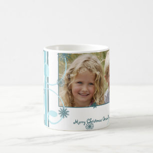 Snowflakes Merry Christmas Grandparents Mug