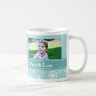 Snowflakes Merry Christmas Mum Mug