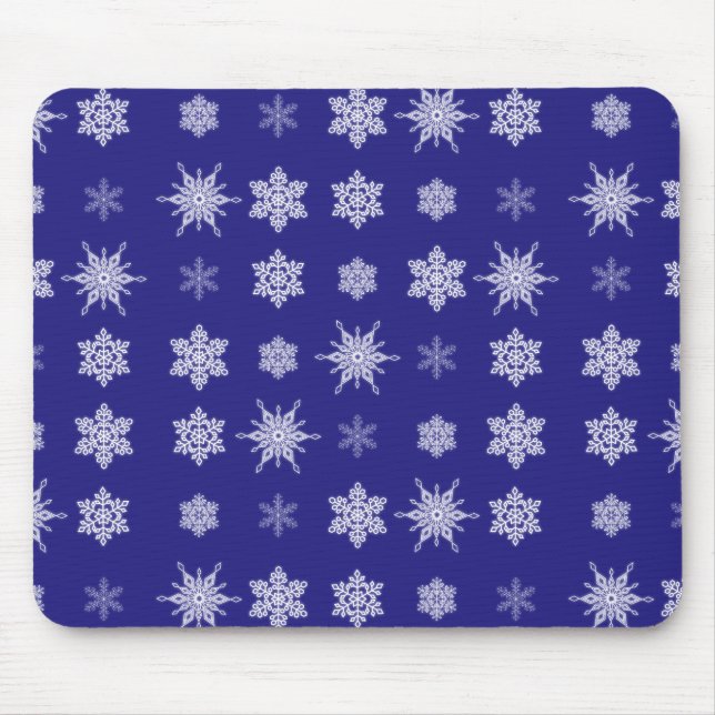 Snowflakes Mouse Mat (Front)