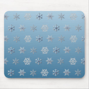 Snowflakes Mouse Mat
